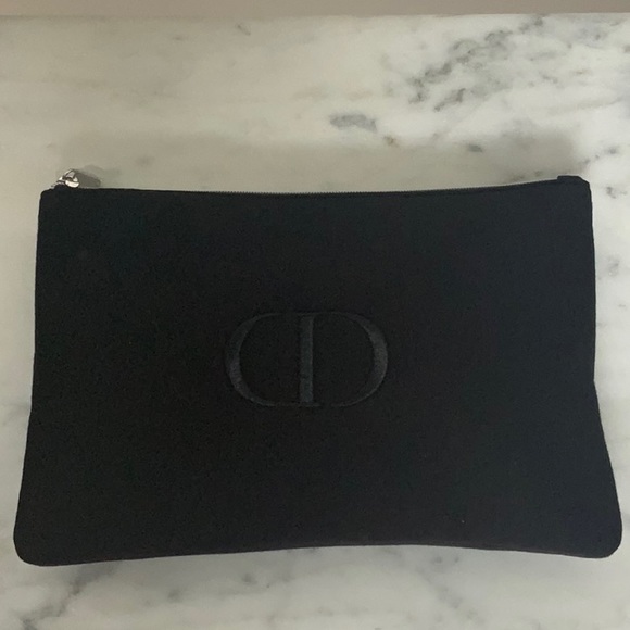 Dior CD Logo Pouch Cosmetic Bag - Picture 5 of 6